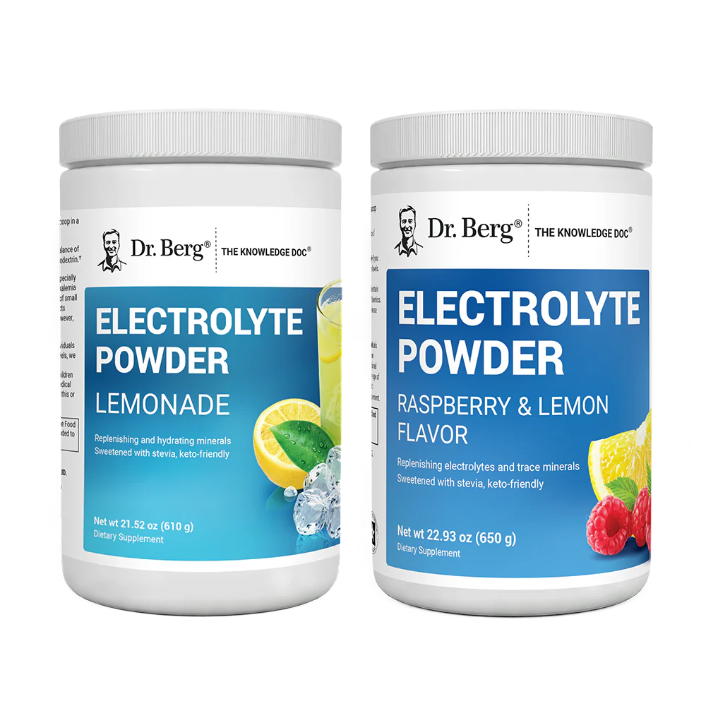 Electrolyte Powder Bundle with Potassium and Magnesium – Lemonade, Raspberry Lemon
