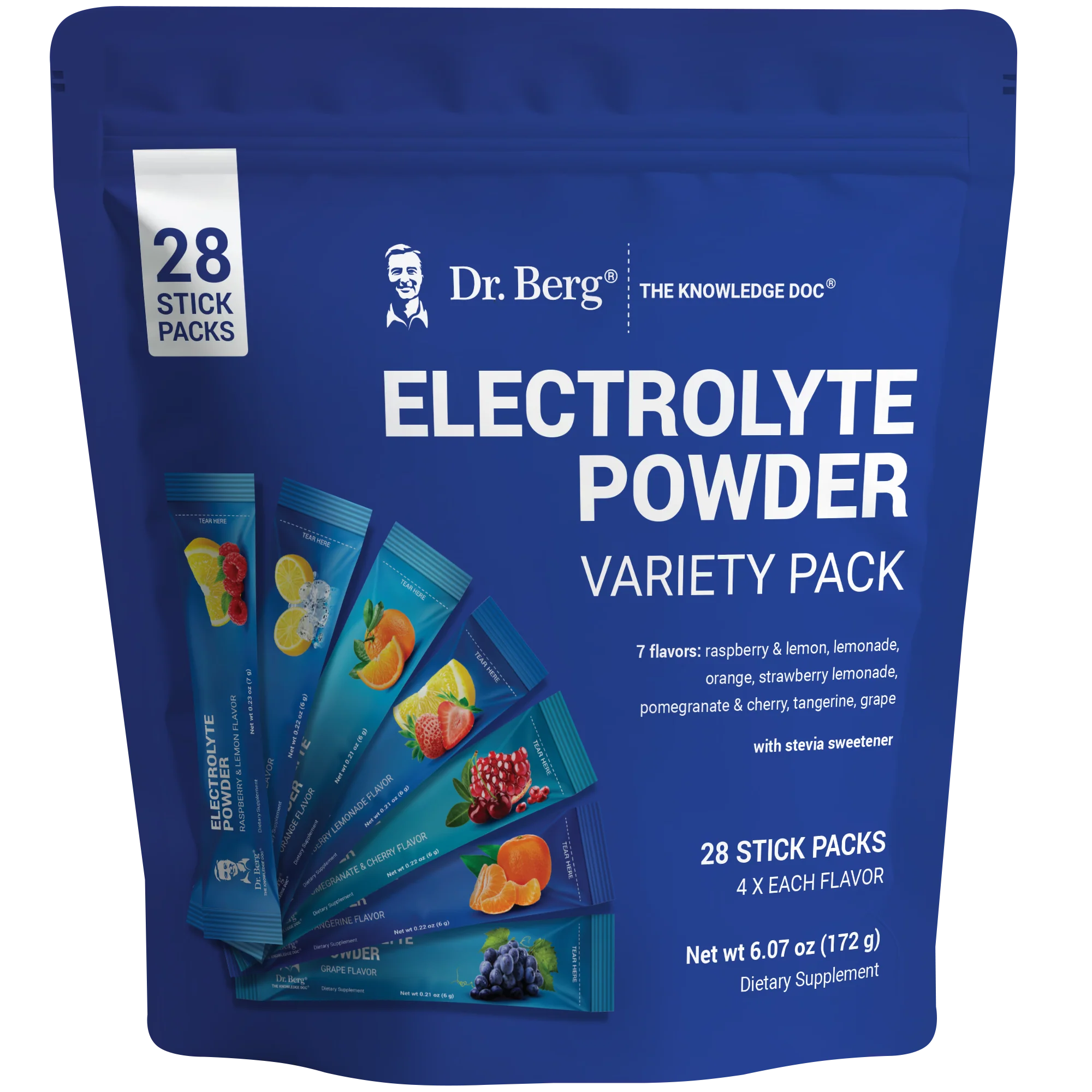 Electrolyte Powder Total Hydration Variety Pack – 28 Stick Packs