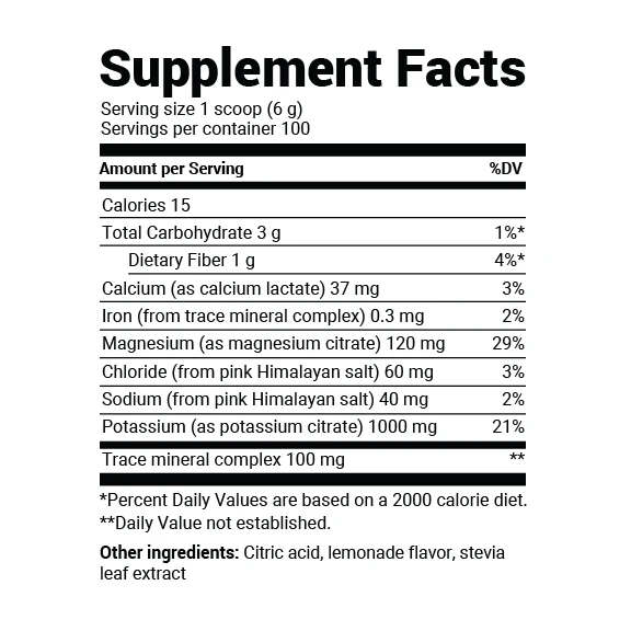 Electrolyte Powder with 1000 mg of Potassium with Magnesium - Image 6