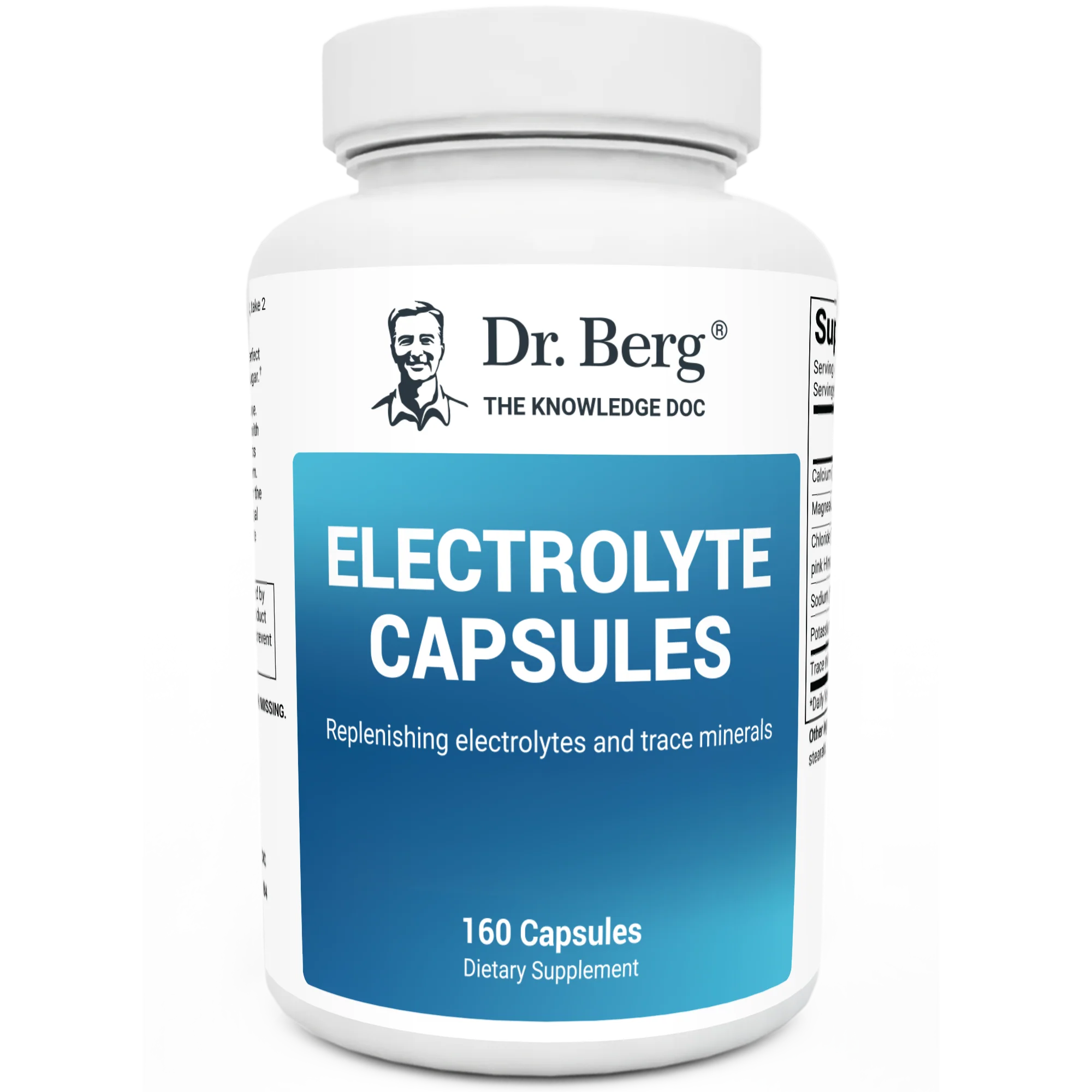 Electrolyte Capsules with Potassium and Magnesium – 160 Vegetable Capsules