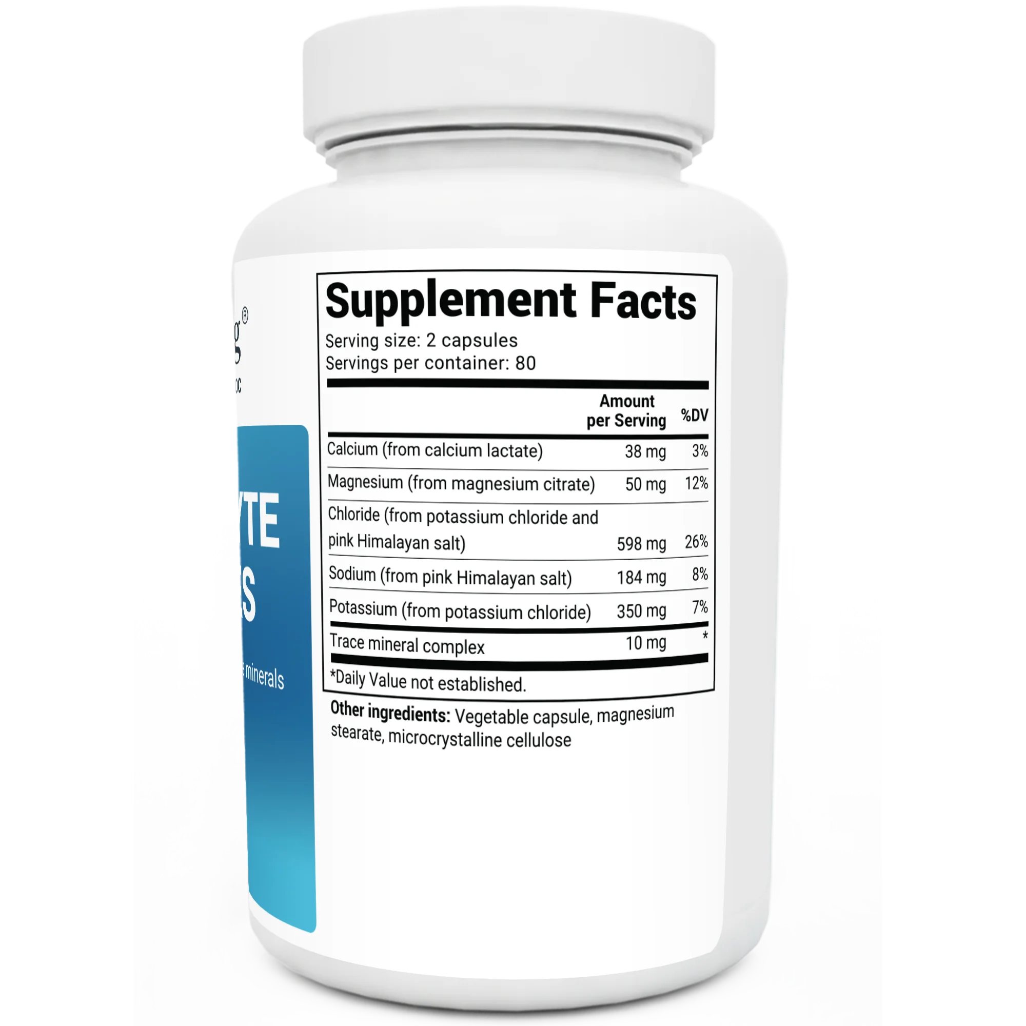 Electrolyte Capsules with Potassium and Magnesium – 160 Vegetable Capsules - Image 3