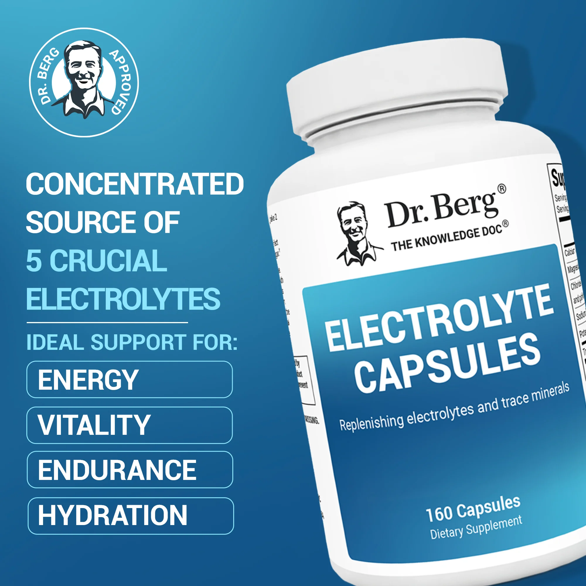 Electrolyte Capsules with Potassium and Magnesium – 160 Vegetable Capsules - Image 6