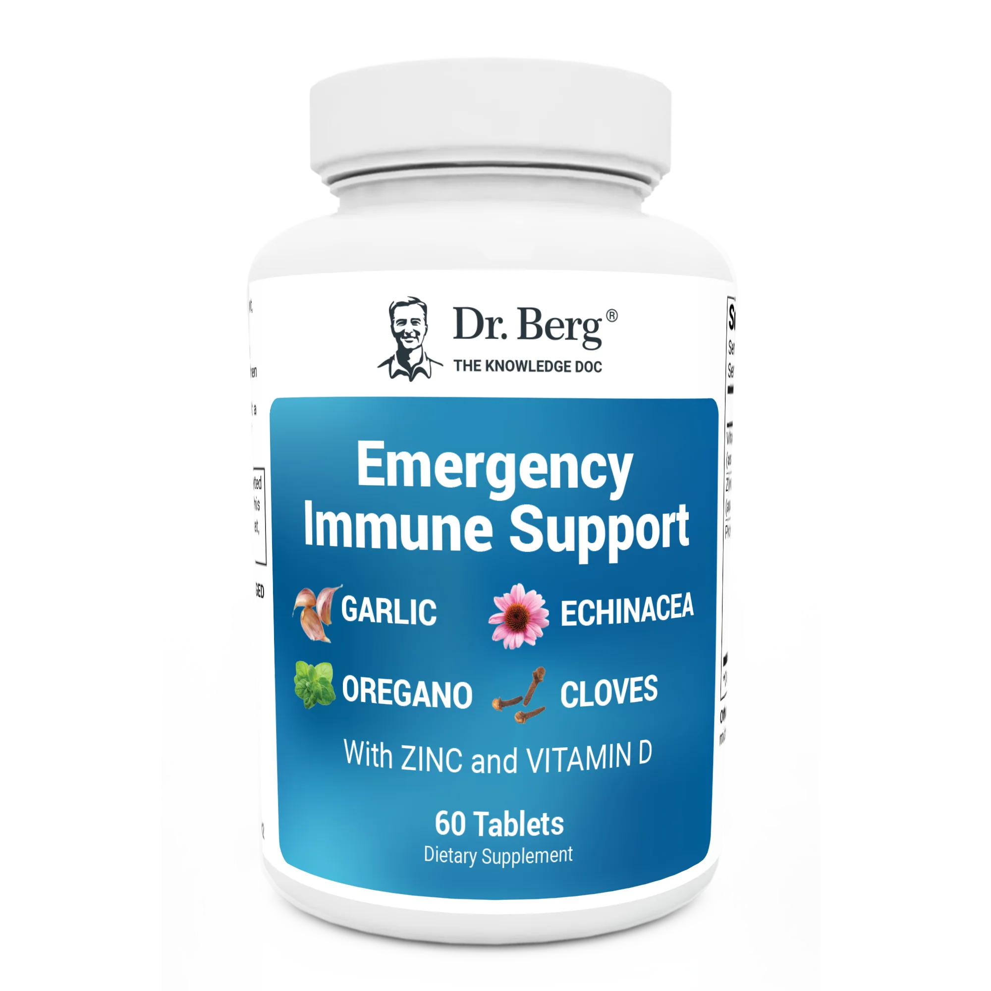 Emergency Immune Support with Zinc and Vitamin D – 60 Tablets