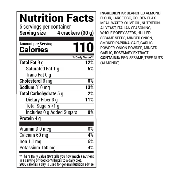 Dr. Berg’s Grain-Free Crackers - Image 2