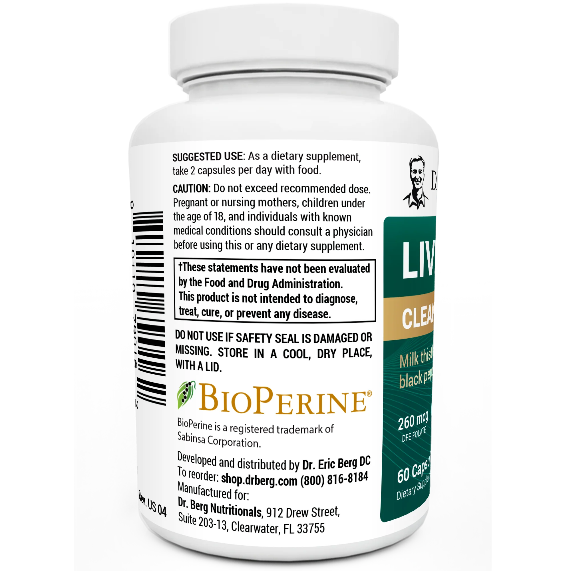 Liver Cleanse Detox Support with Milk Thistle, Ox Bile & Choline – 60 Vegetable Capsules - Image 4