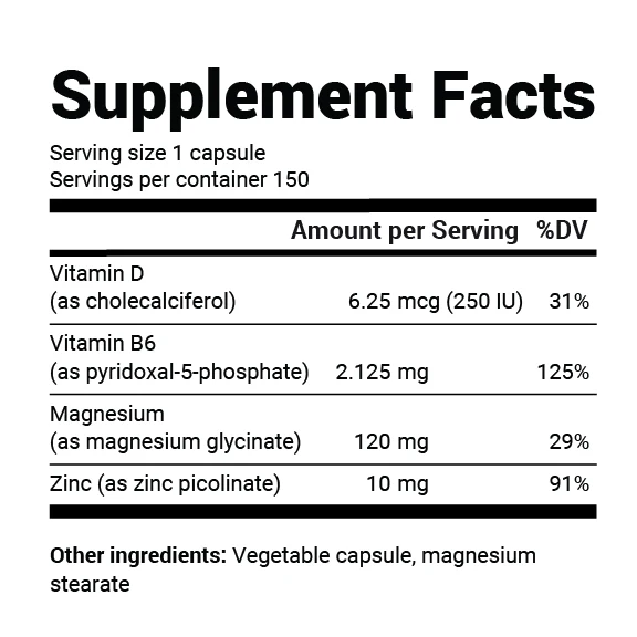 Magnesium Glycinate with Naturally Sourced Vitamin D3 - Image 2
