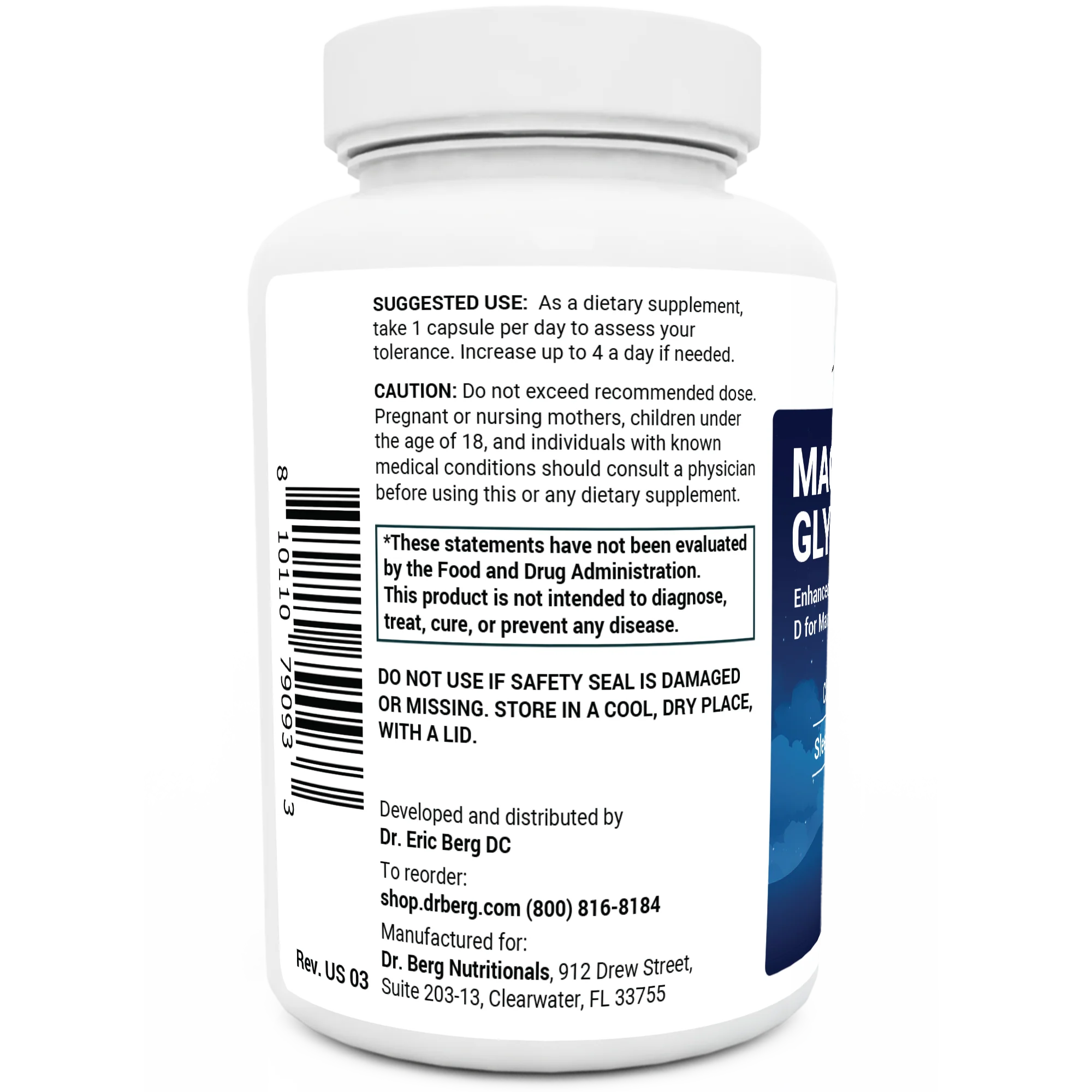 Magnesium Glycinate with Naturally Sourced Vitamin D3 - Image 3