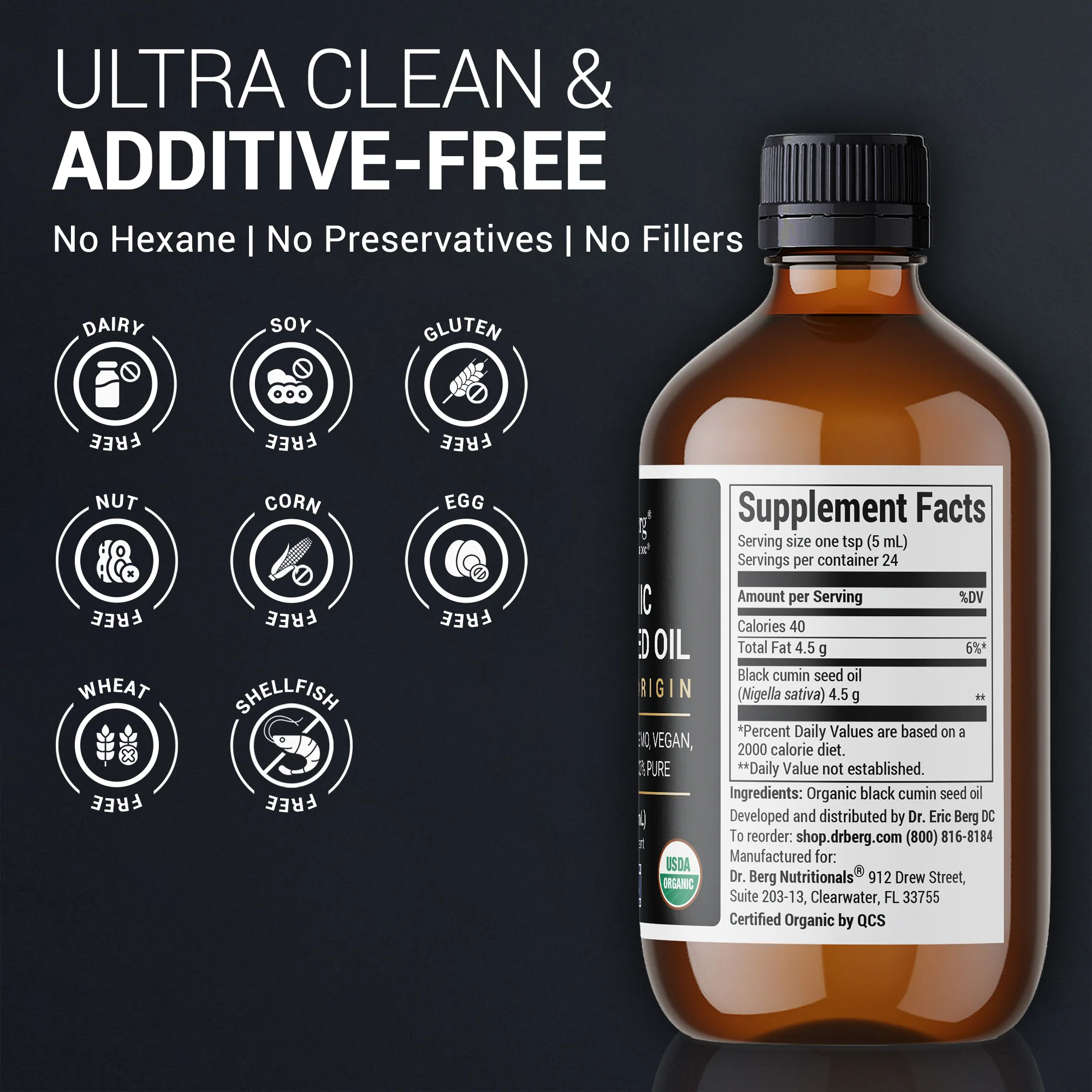 Organic Black Seed Oil - 4 fl oz - Image 7