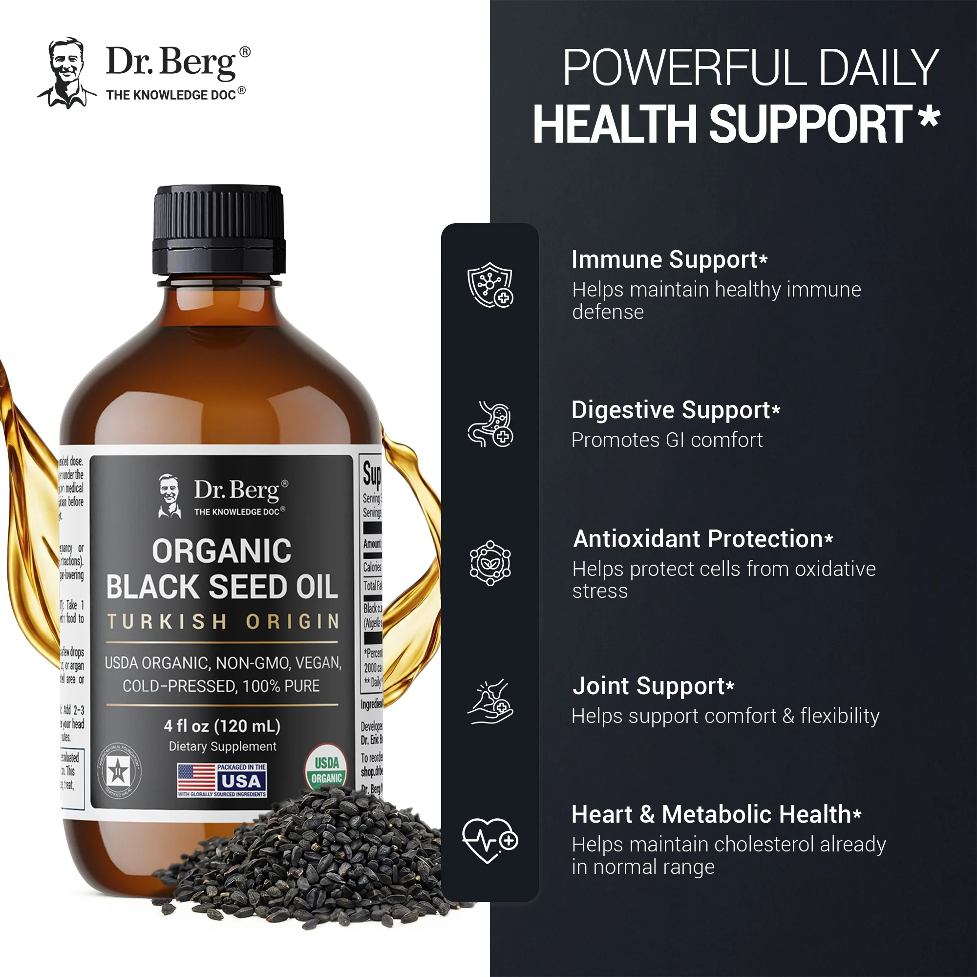 Organic Black Seed Oil - 4 fl oz - Image 8