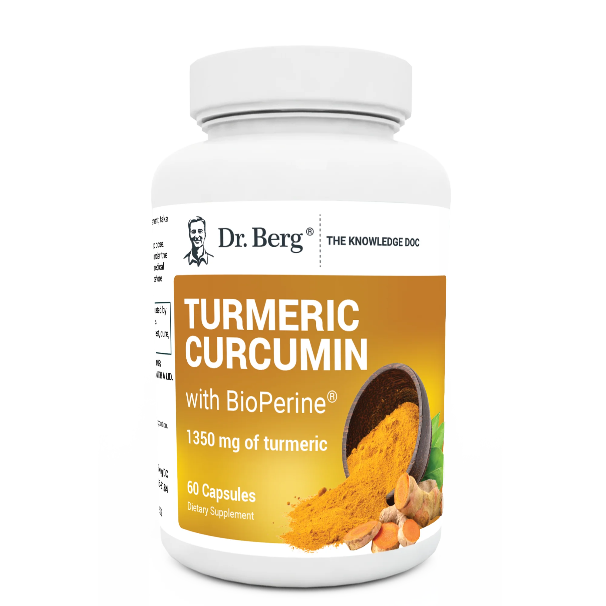 Turmeric Curcumin with BioPerine – 60 Capsules