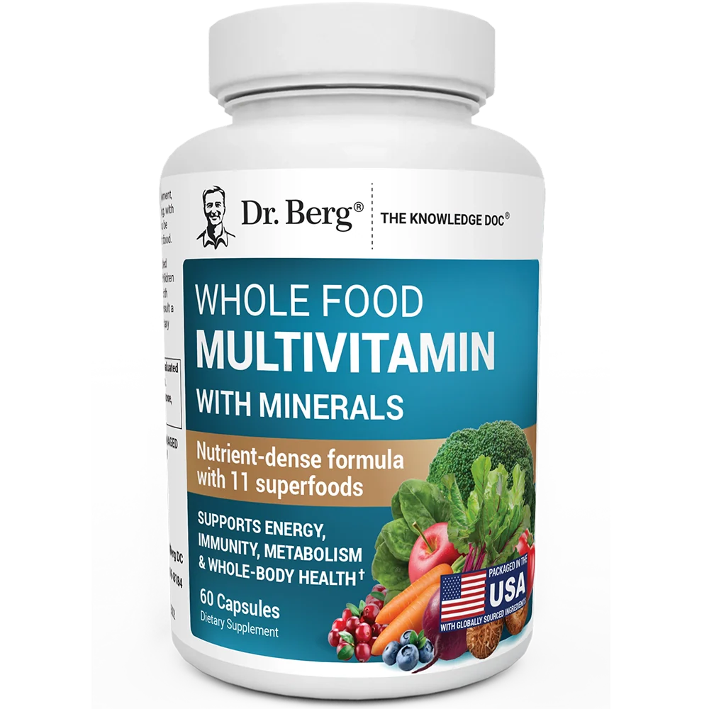 Whole Food Multivitamin with Minerals – 60 Capsules