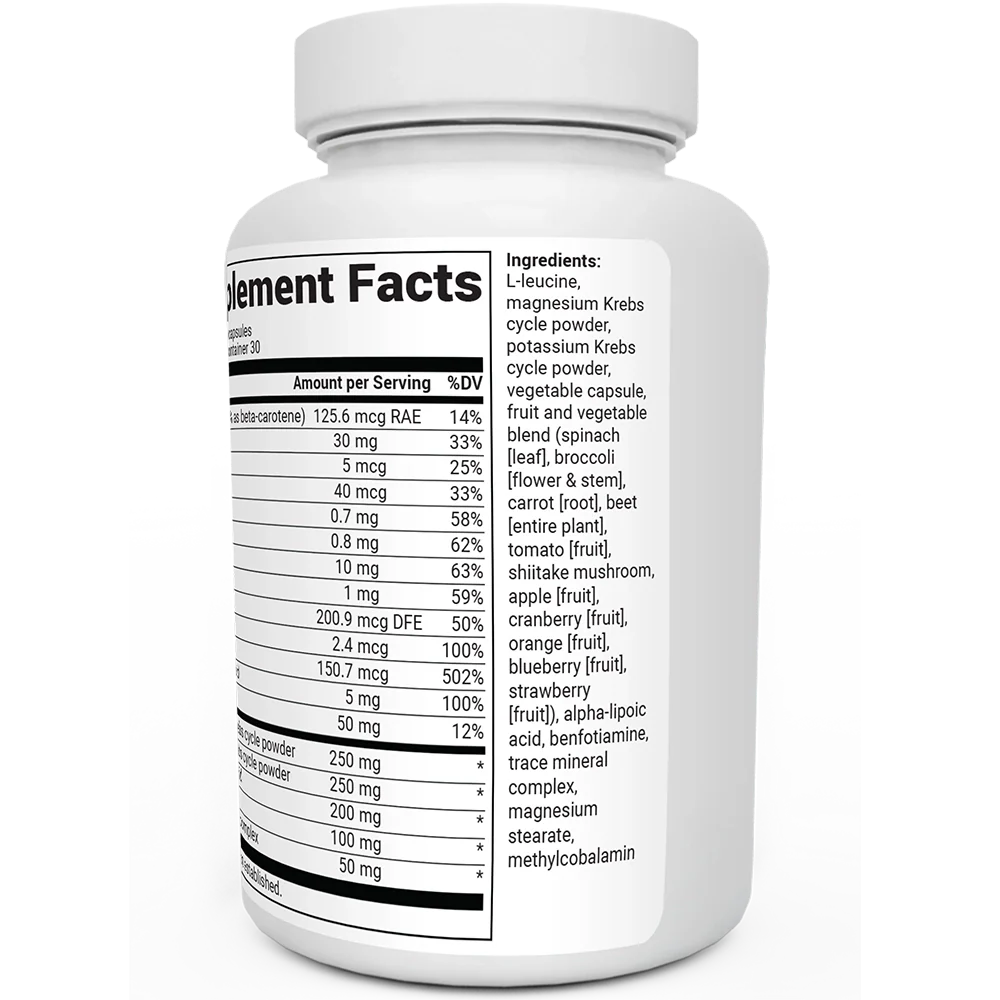 Whole Food Multivitamin with Minerals – 60 Capsules - Image 4