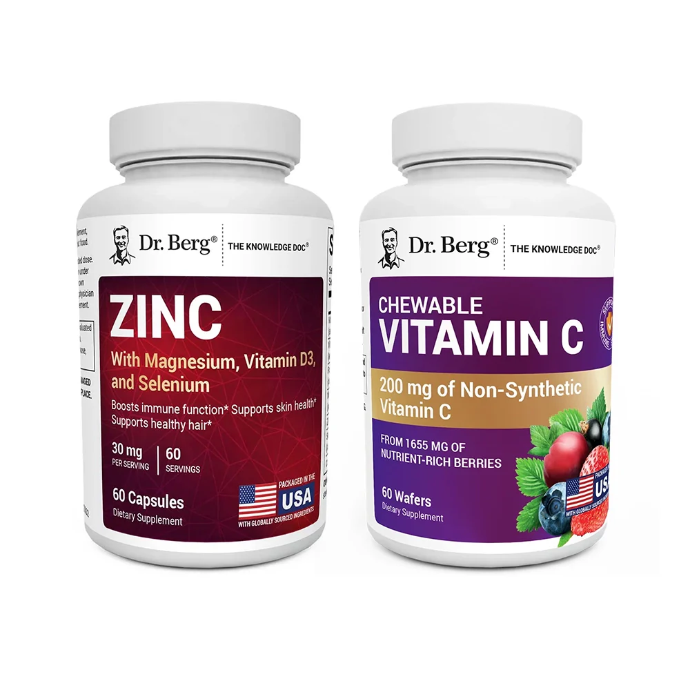 Zinc and Chewable Vitamin C Bundle